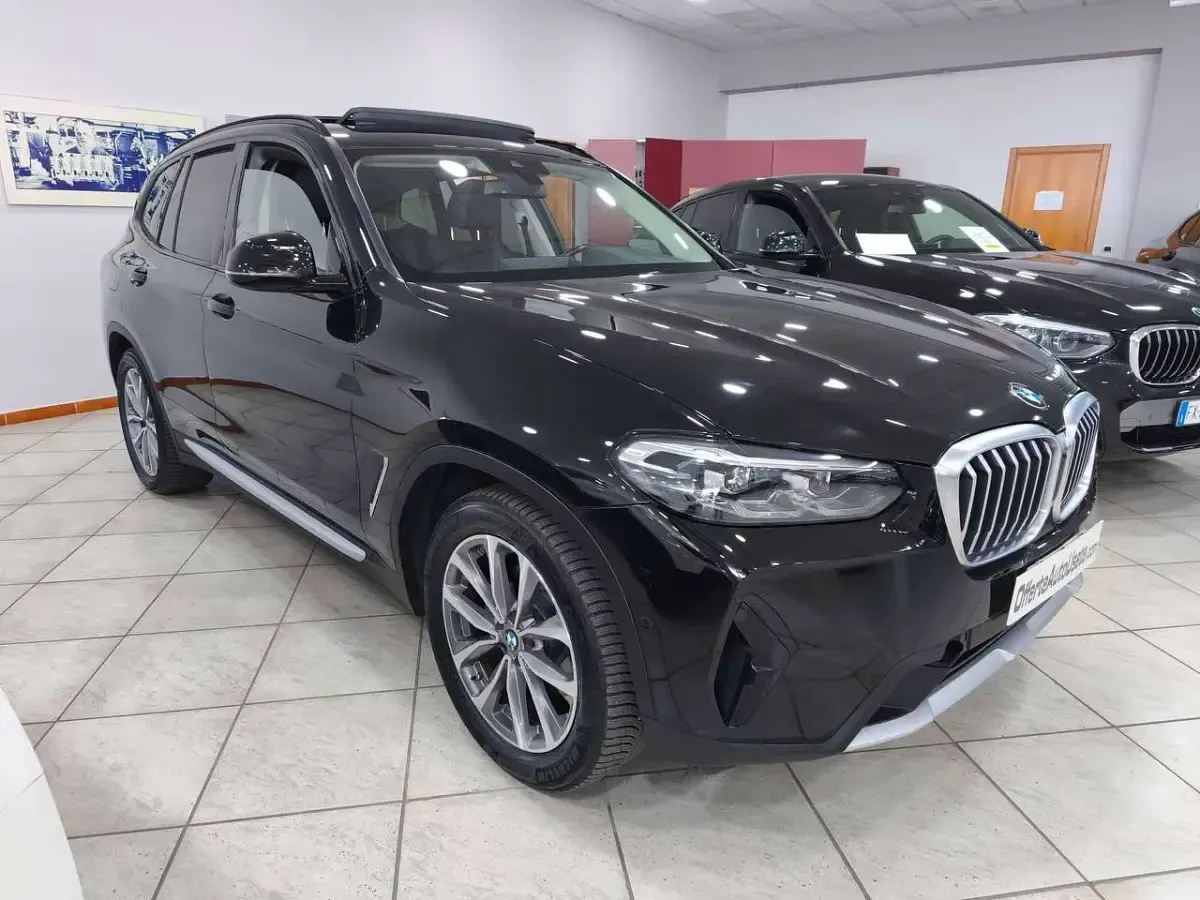 Usata BMW X3 xLine 190 CV (139 kW) 2022 Nero metallic SUV
