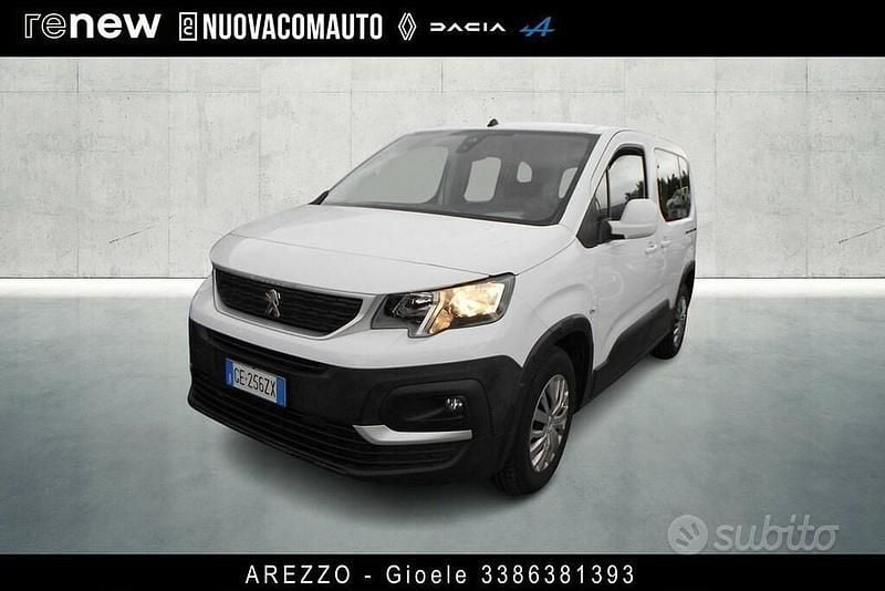 Usata Peugeot Rifter Active 102 CV (75 kW) 2021 Bianco Monovolume