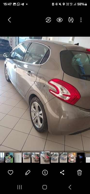 Usata Peugeot 208 Allure 95 CV (69 kW) 2013 Grigio Utilitaria