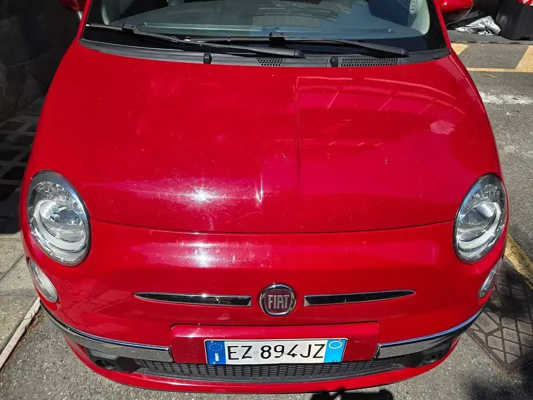 Usata Fiat 500 Lounge 69 CV (50 kW) 2015 Rosso Utilitaria