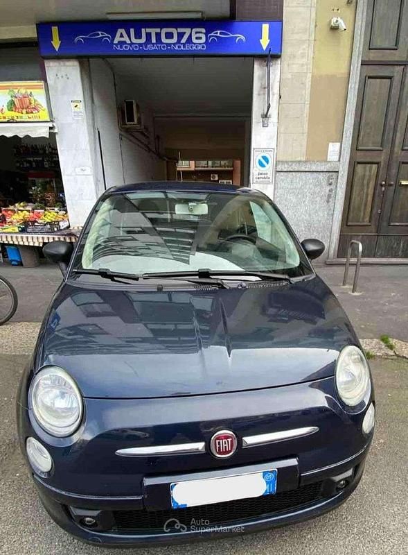 Usata Fiat 500 Pop 69 CV (50 kW) 2009 Blu Cabrio