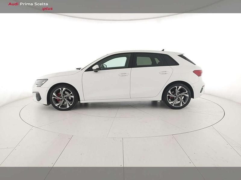 Usata Audi A3 Advanced 150 CV (110 kW) 2022 Bianco ibis Berlina