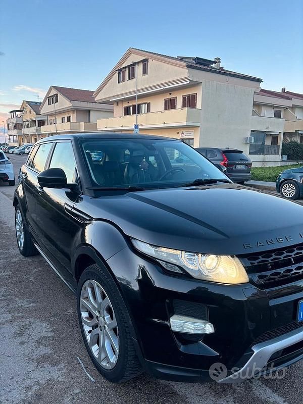 Usata Land Rover Range Rover evoque 190 CV (139 kW) 2014 Nero SUV