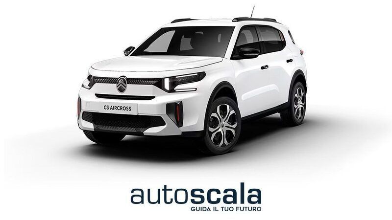 Bianco metallizzato Usata 2024 Citroën C3 Aircross SUV | 24.940 € - Immagine 1/4