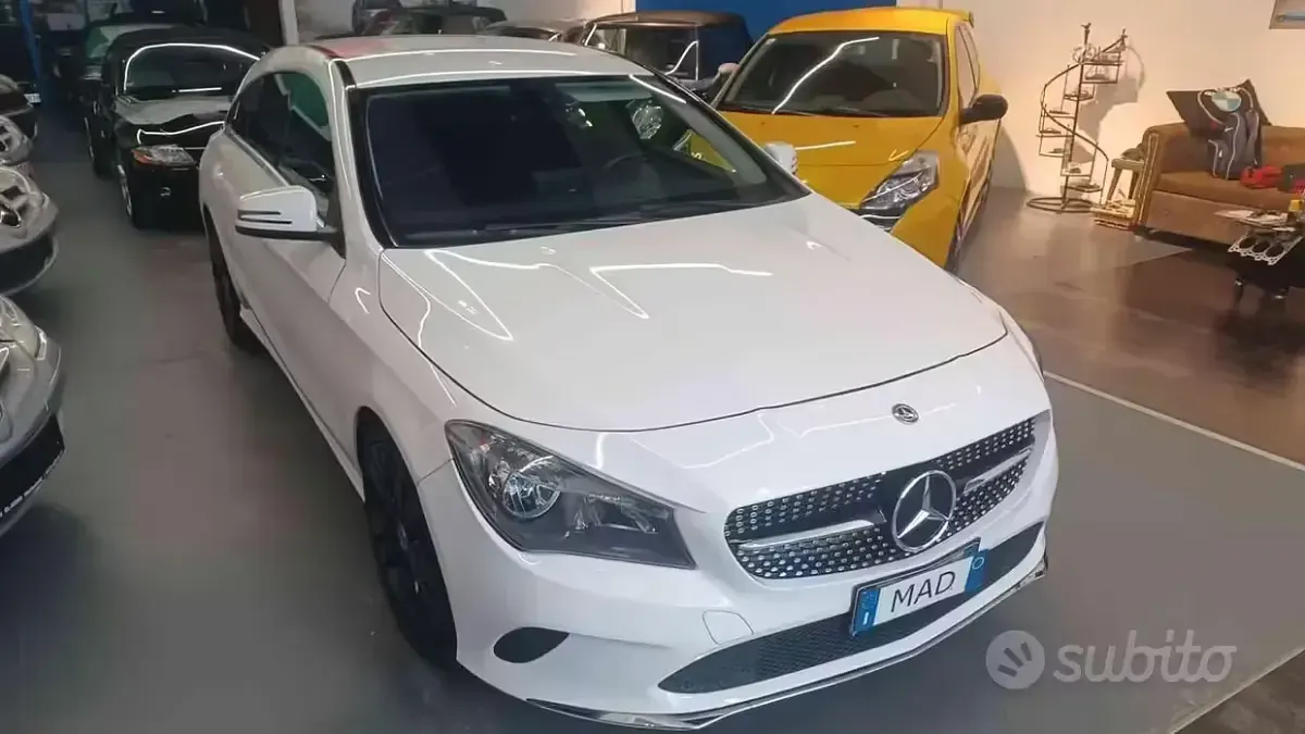 Usata Mercedes CLA180 Premium 122 CV (89 kW) 2018 Bianco Berlina