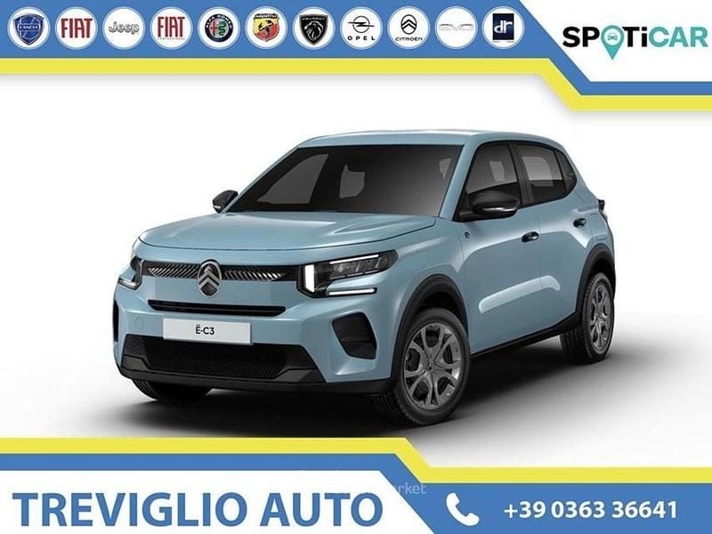 Nuova Citroën e-C3 83 kW (113 CV) 2025 Azzurro / pastello Berlina