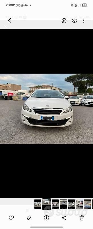 Usata Peugeot 308 SW 99 CV (72 kW) 2016 Bianco Station wagon