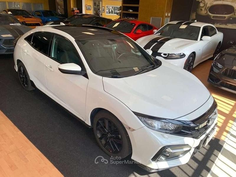 Usata Honda Civic Sport Plus 182 CV (133 kW) 2021 Bianco Berlina