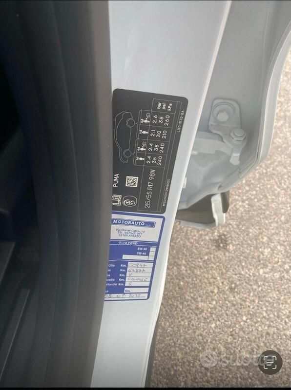 Usata Ford Puma 125 CV (91 kW) 2022 Bianco Utilitaria