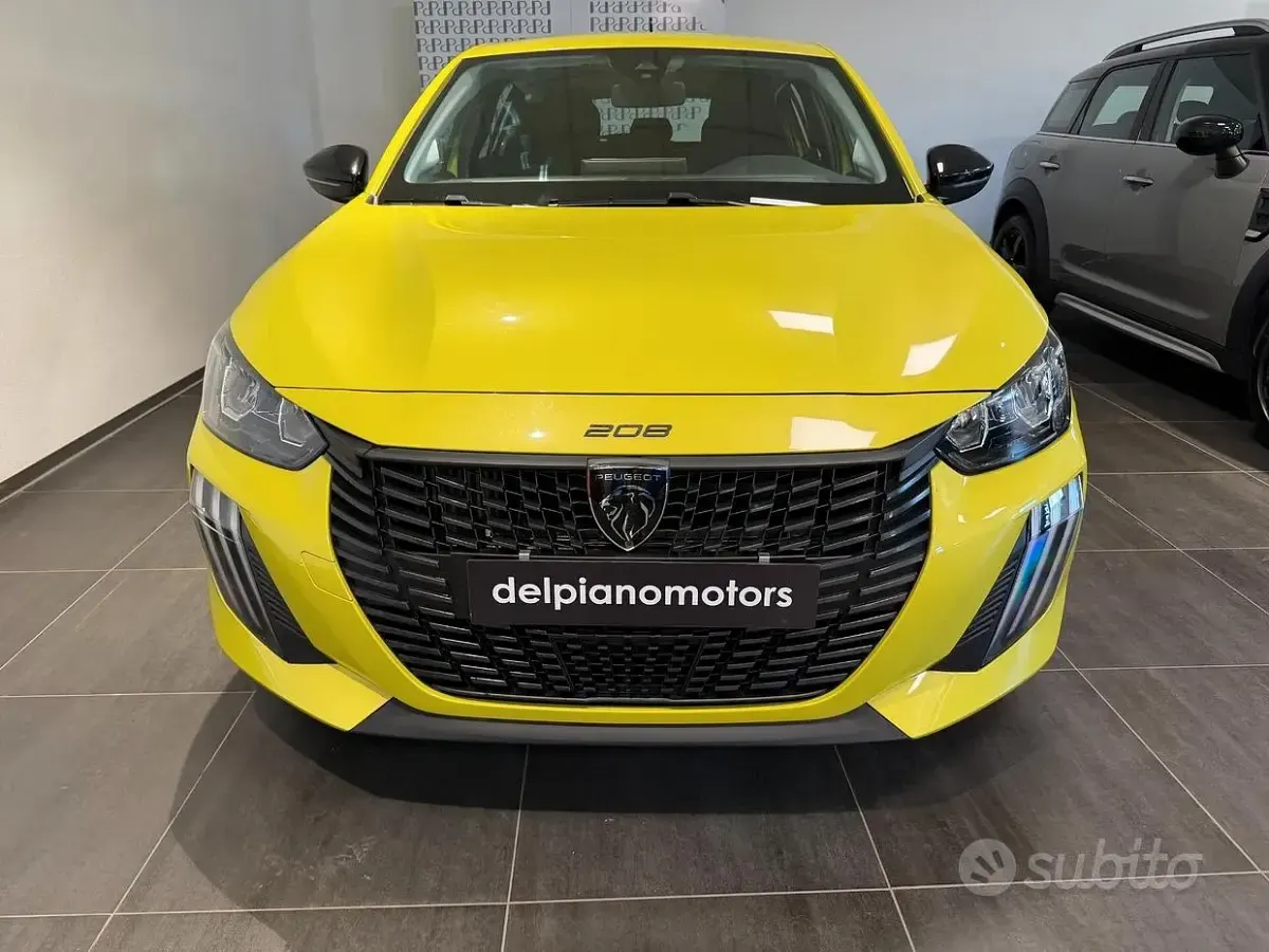 Usata Peugeot 208 Active 101 CV (74 kW) 2024 Giallo Utilitaria