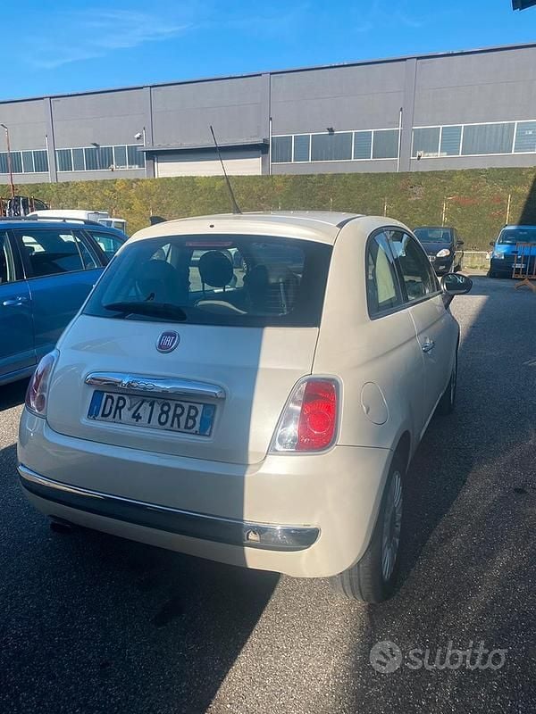 Usata Fiat 500 75 CV (55 kW) 2008 Bianco Utilitaria