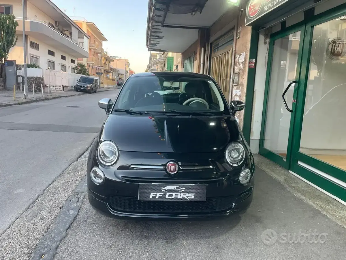 Usata Fiat 500 69 CV (50 kW) 2018 Nero Berlina