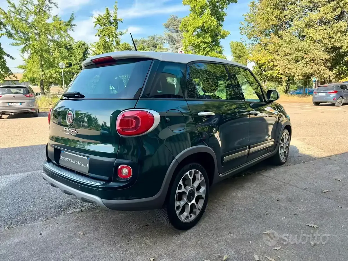 Usata Fiat 500L Trekking 105 CV (77 kW) 2015 Verde Monovolume