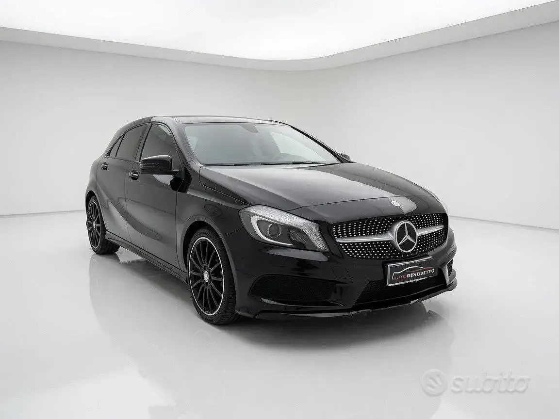 Usata Mercedes A200 Premium 136 CV (100 kW) 2016 Nero Utilitaria