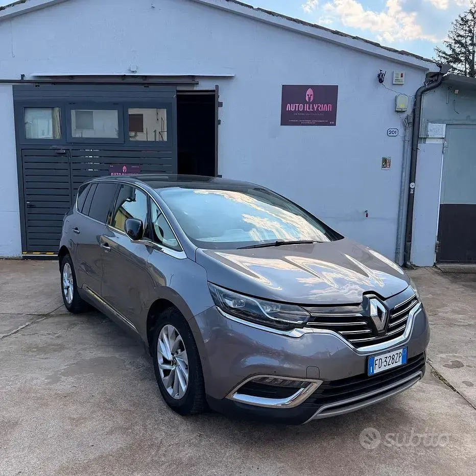Usata Renault Espace Intens 160 CV (117 kW) 2016 Blu Monovolume