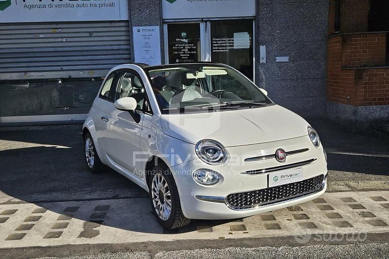 Begagnad Fiat 500C Lounge 69 HK (50 kW) 2017 Vit Cab