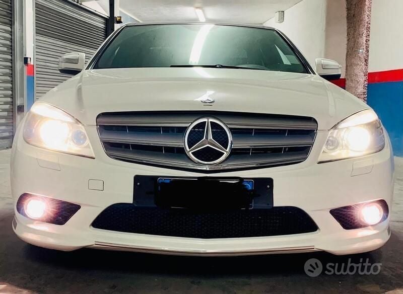 Usata Mercedes C220 AMG 2007 Bianco Berlina