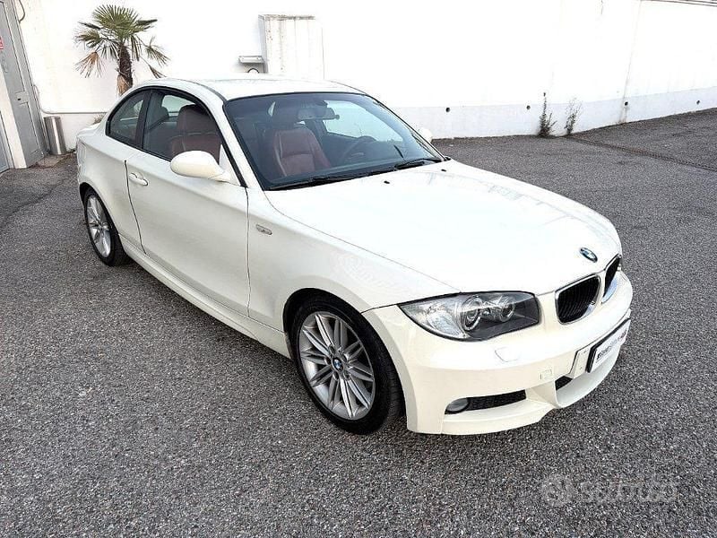 Usata BMW 120 Coupé M Sport 177 CV (130 kW) 2009 Bianco Coupé