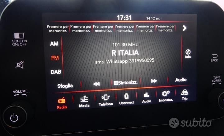 Usata Fiat Tipo 2021 Blu Utilitaria