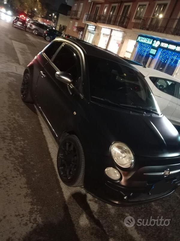 Usata Fiat 500 95 CV (69 kW) 2017 Nero Utilitaria