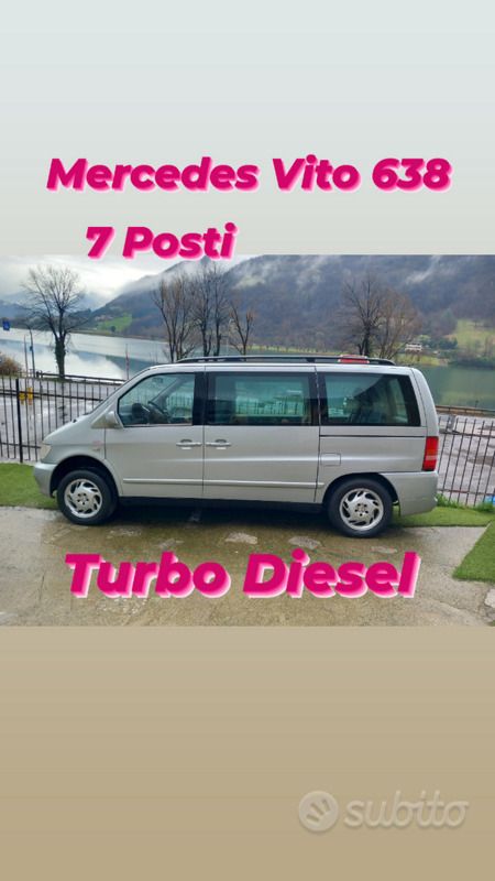 Grigio Usata 2004 Mercedes Vito Furgone | 9800 € - Immagine 1/4