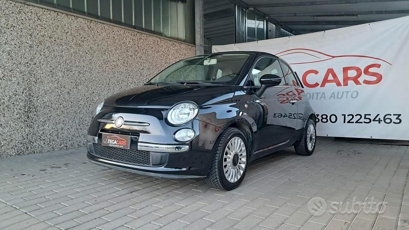 Usata Fiat 500 Lounge 69 CV (50 kW) 2009 Nero Cabrio