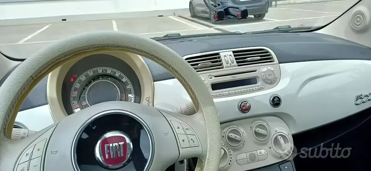 Usata Fiat 500 69 CV (50 kW) 2014 Bianco Berlina