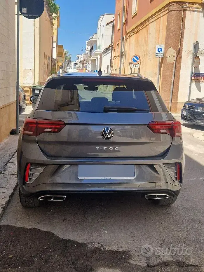 Usata VW T-Roc R-line Plus 150 CV (110 kW) 2022 Grigio SUV
