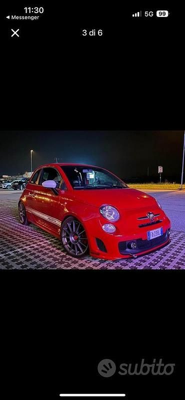 Usata Abarth 595 145 CV (106 kW) 2015 Rosso Coupé