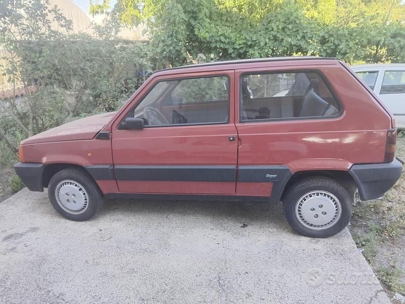 Usata Fiat Panda 34 CV (25 kW) 2003 Rosso Utilitaria