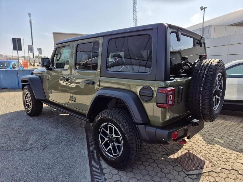 Nuova Jeep Wrangler Unlimited Rubicon 272 CV (200 kW) 2025 Verde SUV