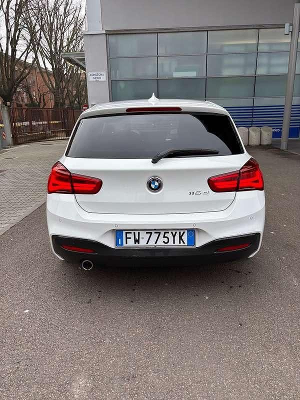 Usata BMW 116 M Sport 116 CV (85 kW) 2019 Bianco Utilitaria