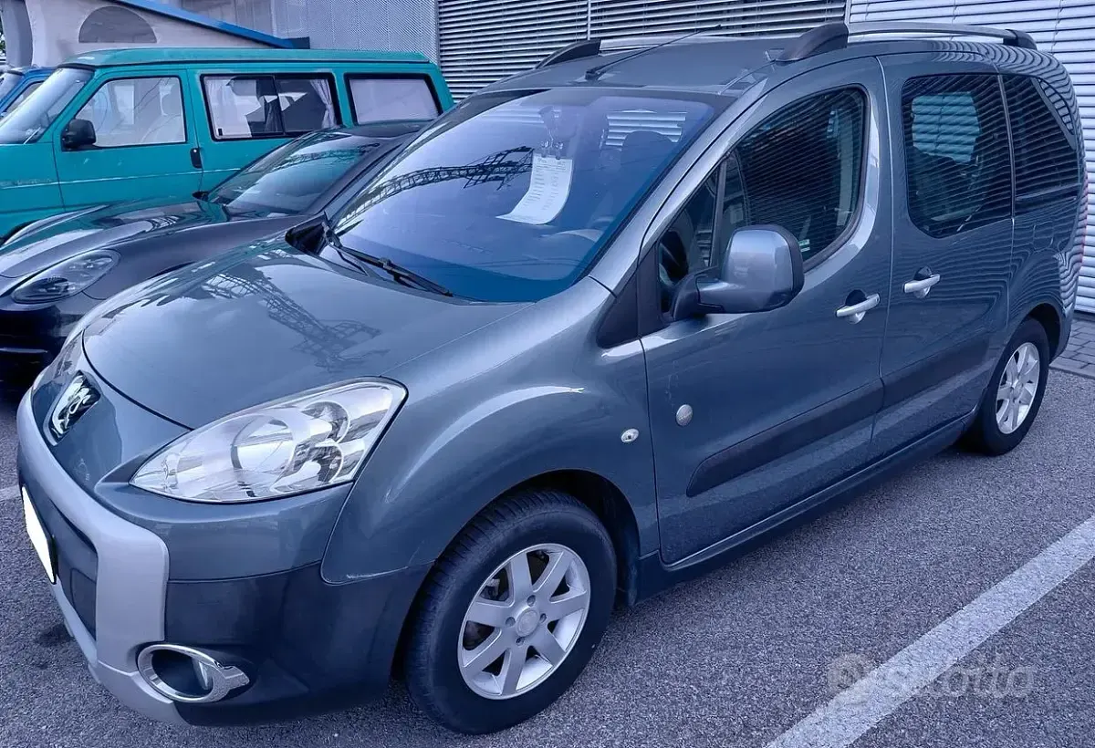 Usata Peugeot Partner Tepee Premium 110 CV (80 kW) 2009 Blu Monovolume