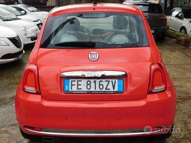 Usata Fiat 500 Lounge 69 CV (50 kW) 2016 Arancione Berlina