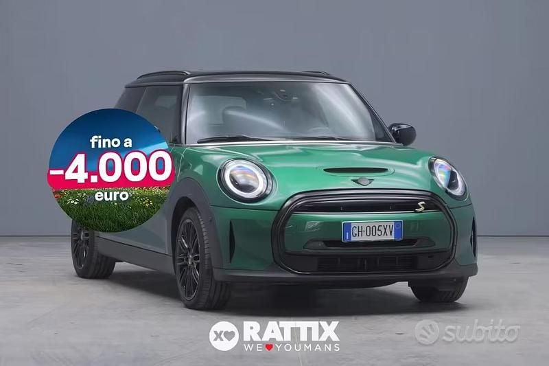 Usata Mini Cooper SE 74 kW (101 CV) 2022 Verde Utilitaria