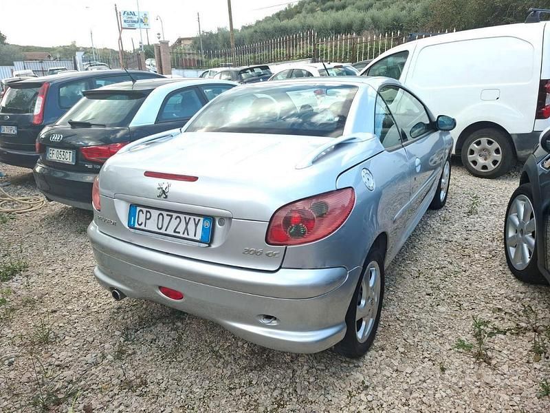 Usata Peugeot 206 CC 2004 Grigio Cabrio