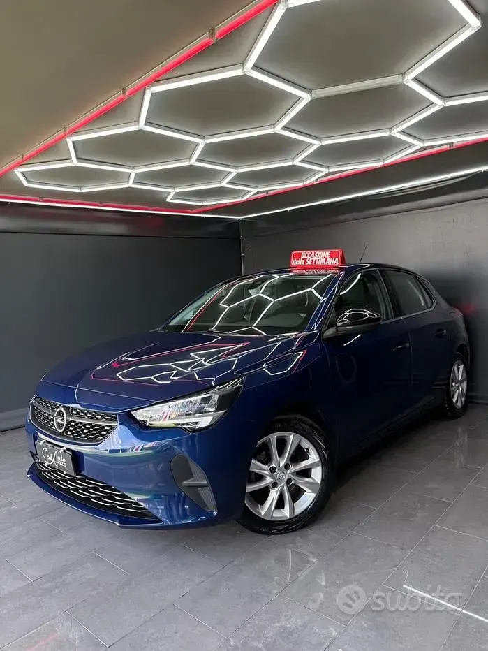 Usata Opel Corsa Elegance 75 CV (55 kW) 2021 Blu Utilitaria