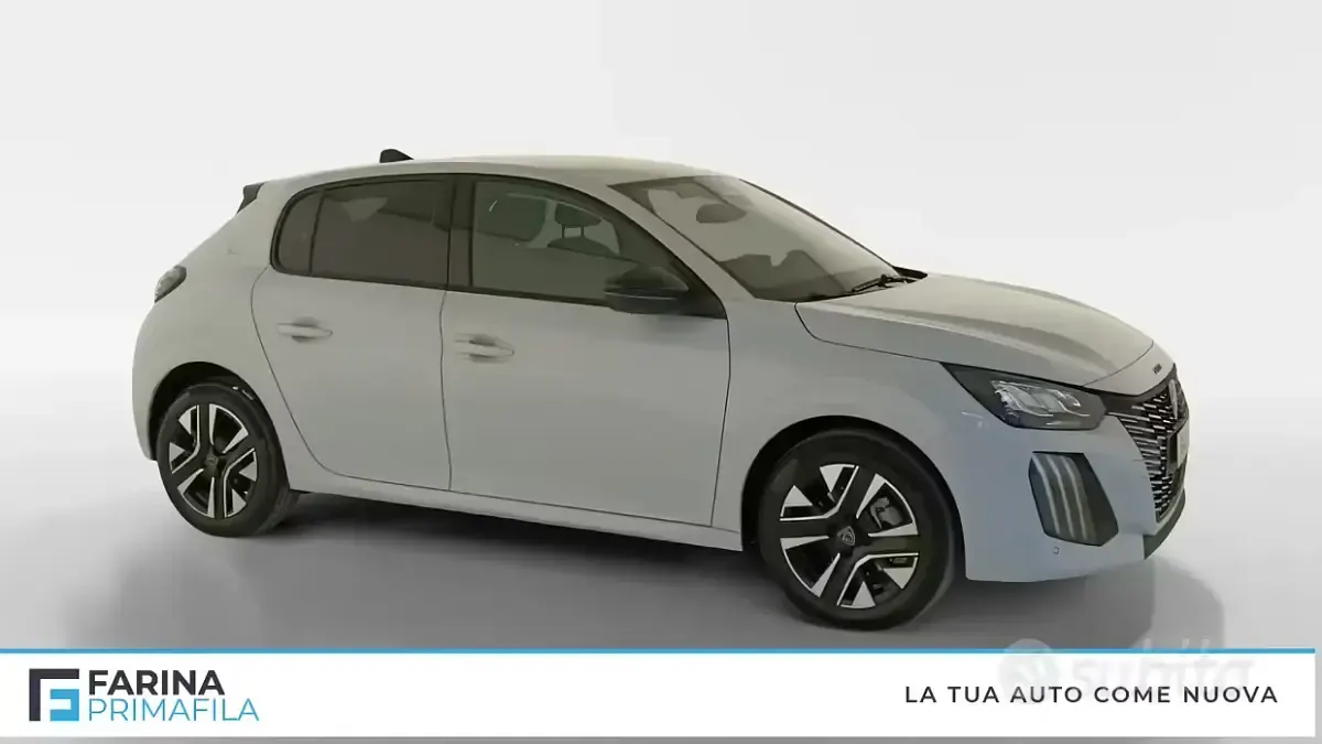 Nuova Peugeot 208 Allure 100 CV (73 kW) 2026 Bianco Utilitaria
