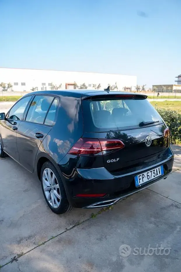 Usata VW Golf VII Executive 115 CV (84 kW) 2018 Nero Berlina