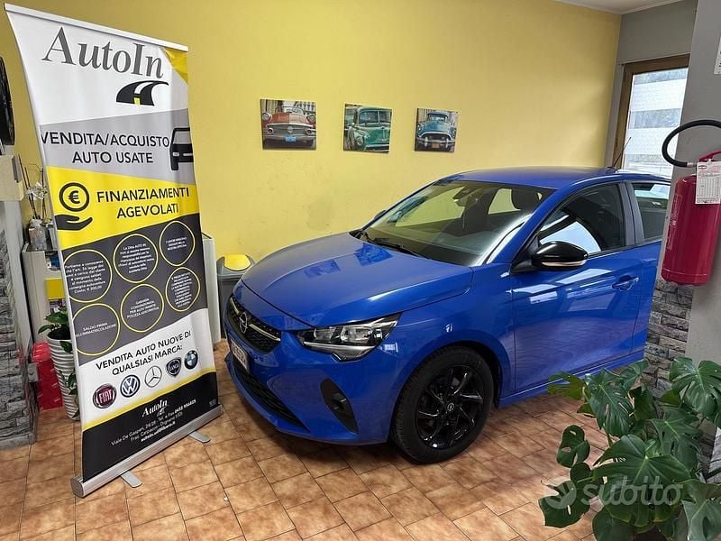 Usata Opel Corsa Edition 101 CV (74 kW) 2020 Blu Utilitaria