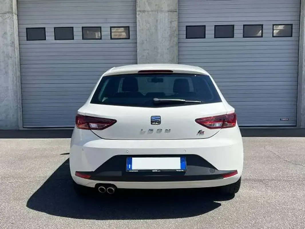 Usata Seat Leon FR 184 CV (135 kW) 2015 Bianco Berlina