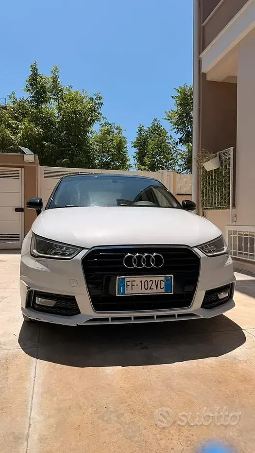 Usata Audi A1 S-Line 90 CV (66 kW) 2016 Bianco Utilitaria