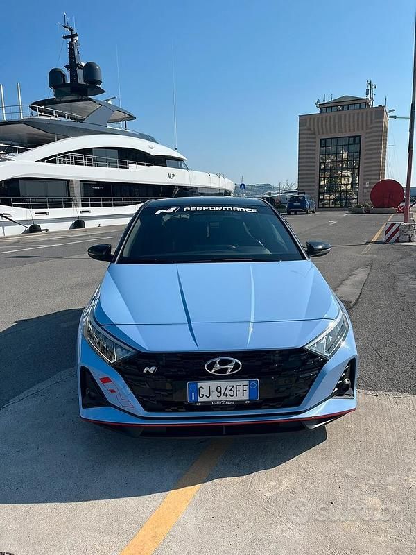 Usata Hyundai i20 N Performance 204 CV (150 kW) 2022 Blu Utilitaria