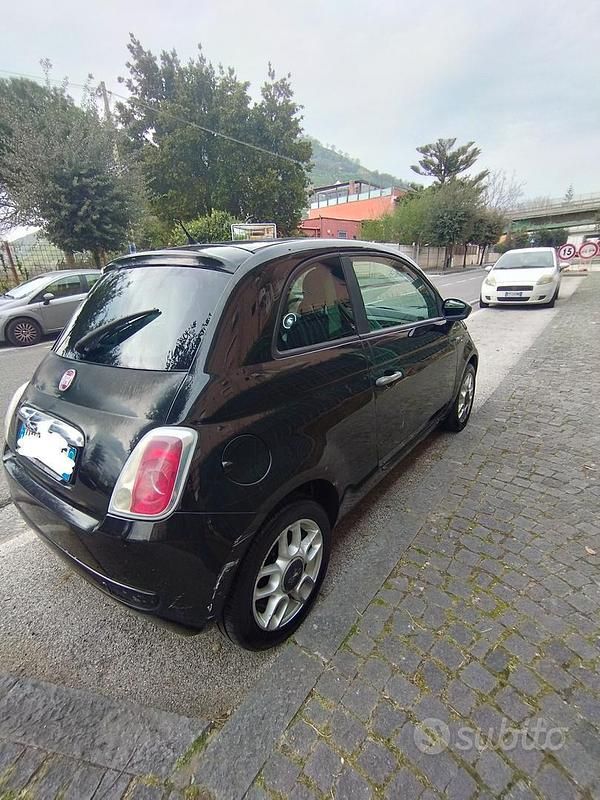 Usata Fiat 500 2008 Nero Utilitaria