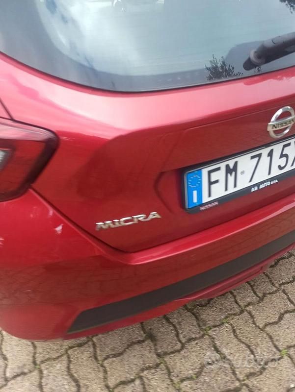 Usata Nissan Micra 2018 Rosso Berlina