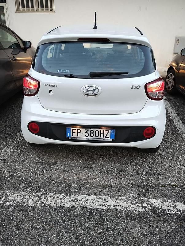 Usata Hyundai i10 2018 Bianco Utilitaria