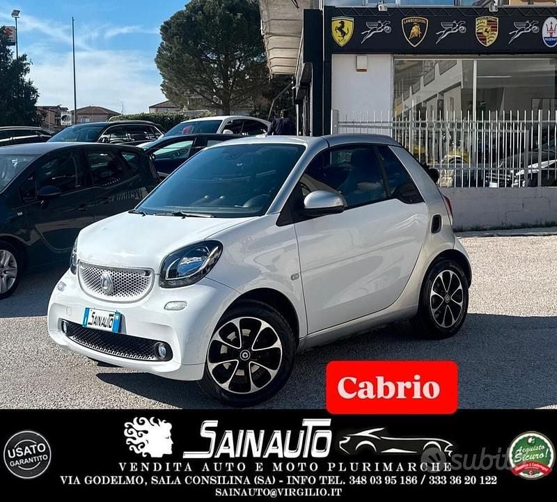 Usata Smart ForTwo Cabrio Passion 71 CV (52 kW) 2017 Bianco Cabrio