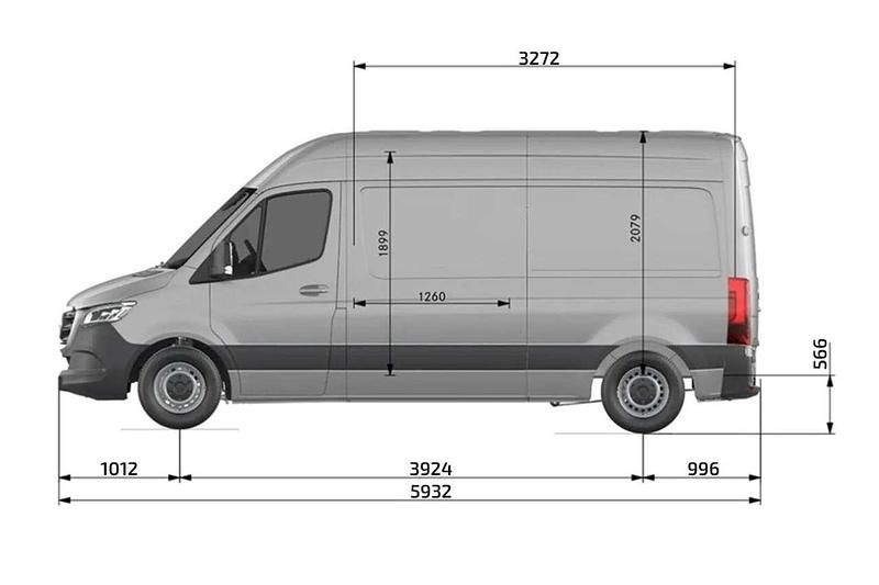 Usata Mercedes Sprinter 114 CV (83 kW) 2020 Blu Furgone