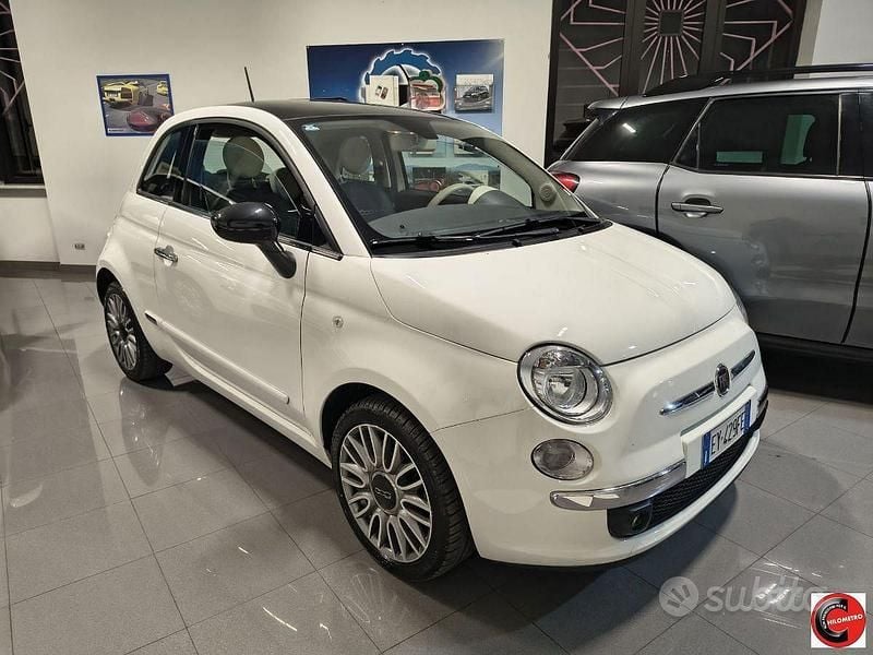 Usata Fiat 500 69 CV (50 kW) 2015 Bianco Utilitaria