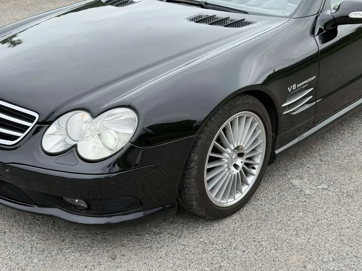 Usata Mercedes SL55 AMG AMG 500 CV (367 kW) 2004 Nero Cabrio
